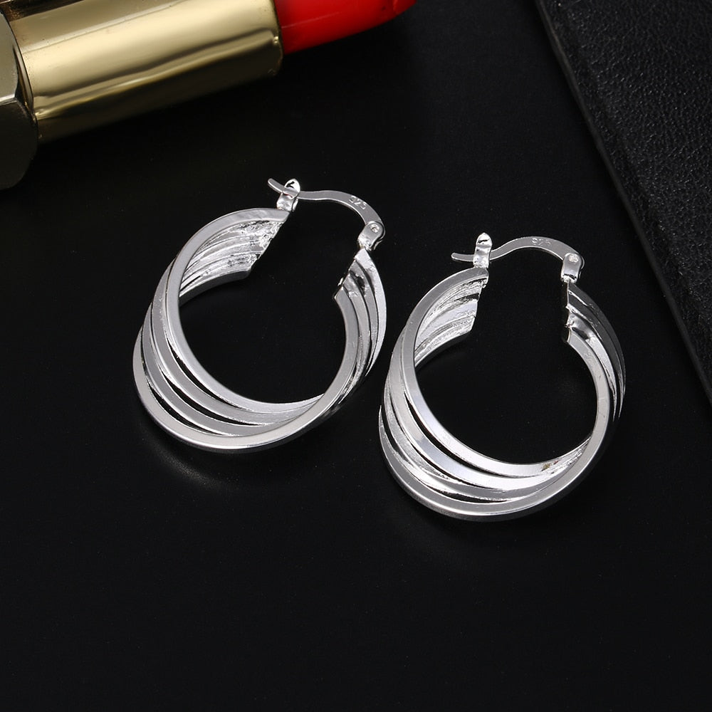 aros CUTE 925 plata Sterling