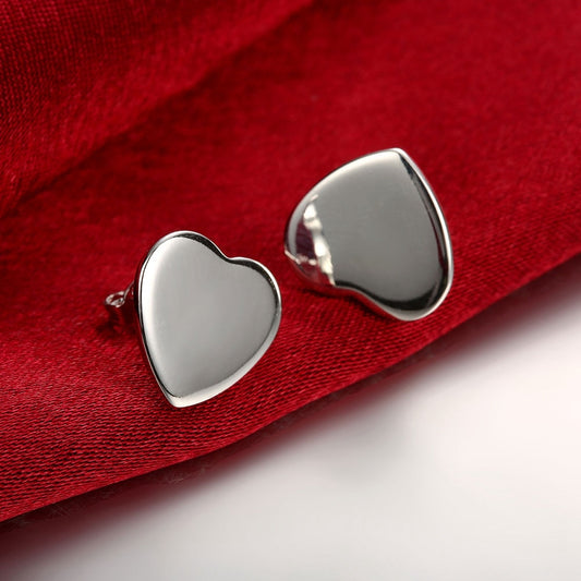 925 plata Sterling silver heart romantic