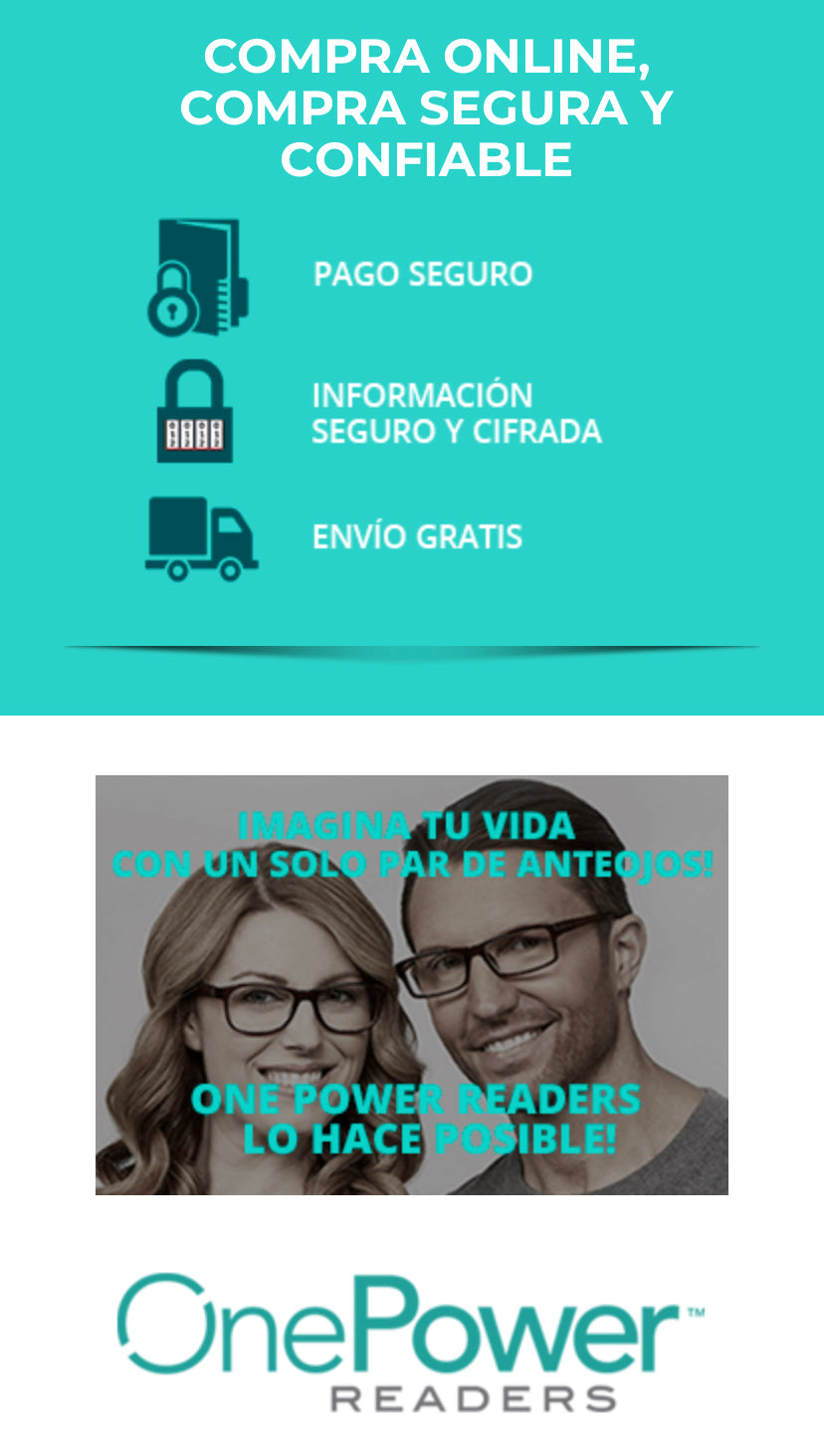 ONE POWER READERS Lentes de lectura para LEJOS y CERCA Autofocus Multifocal Presbyopic +50 a +250