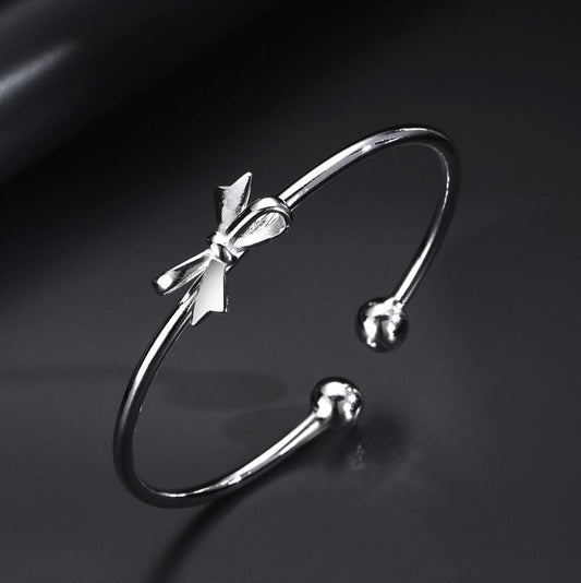 925 plata Sterling bella mujer brazalete