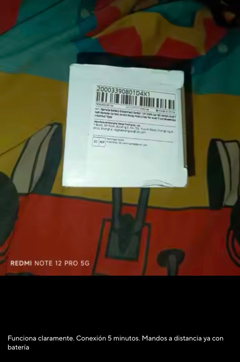 CONTROL  ANTIROBO!!DESCONECCION BATERIA a largo alcance 12V 200A  LLEGAR E INSTALAR