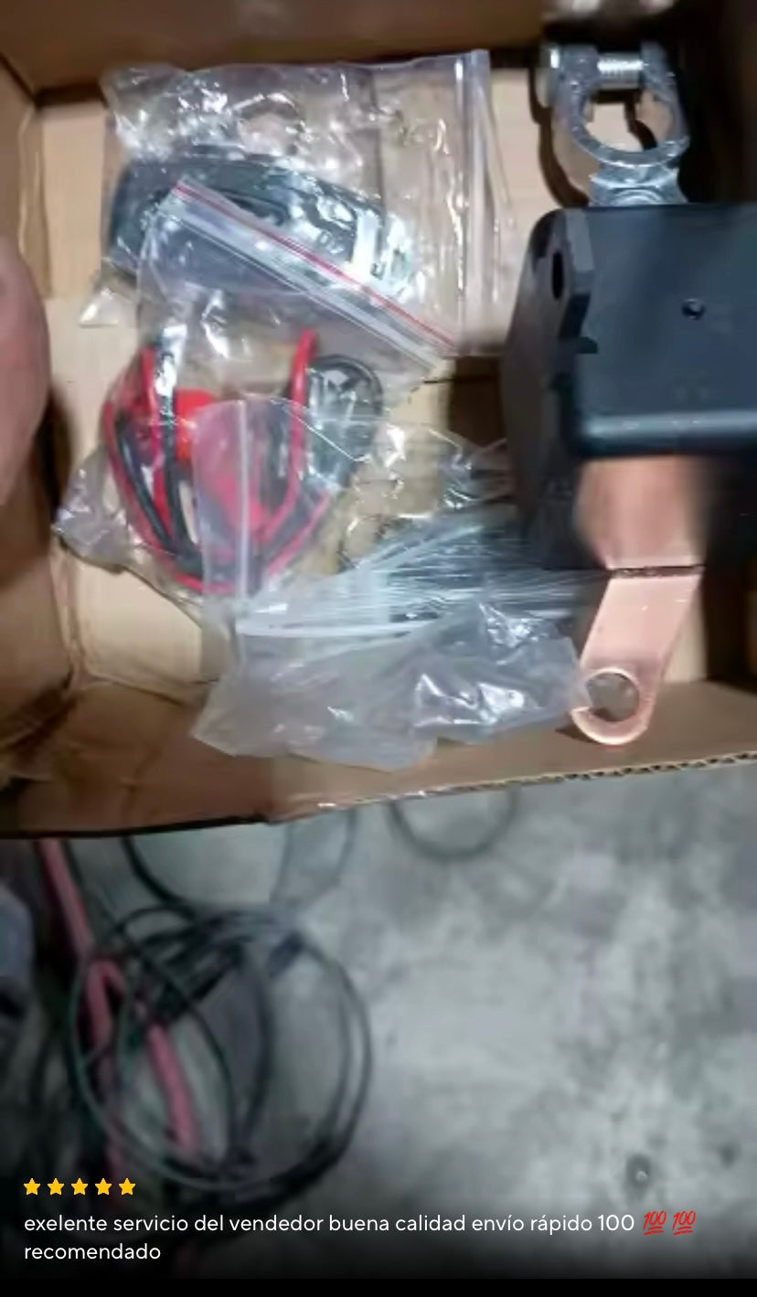 CONTROL  ANTIROBO!!DESCONECCION BATERIA a largo alcance 12V 200A  LLEGAR E INSTALAR